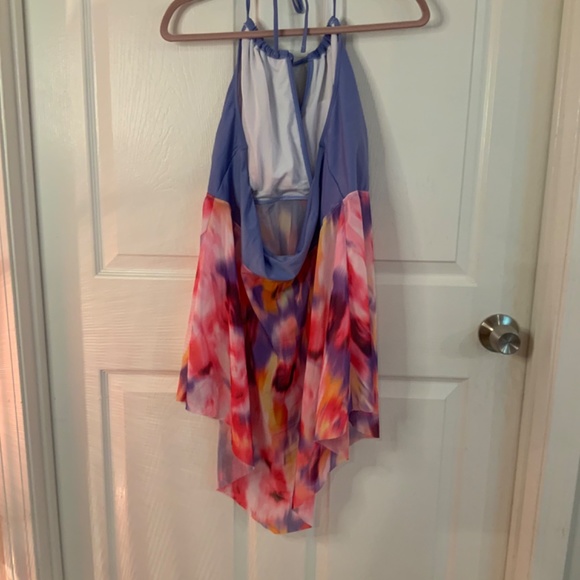 TIE DYE PURPLE BATHING SUIT PLUS SIZE 4X NWOT - Picture 6 of 10